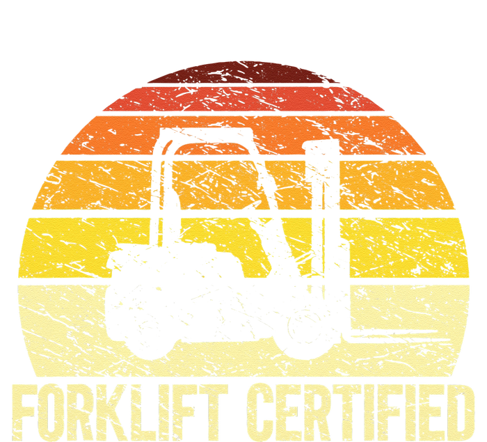 Retro Forklift Certified Forklift Operator Lift Truck Driver Coaster