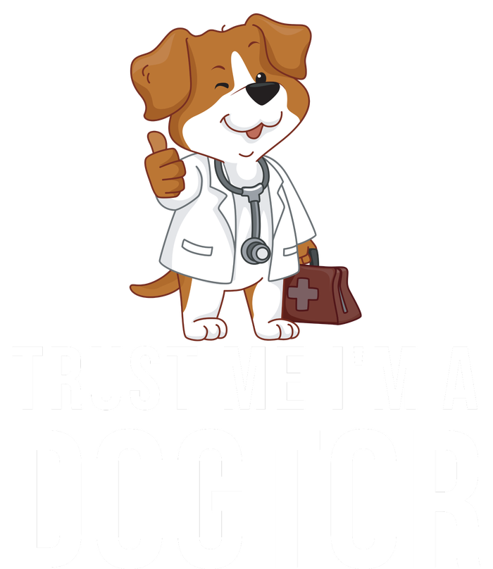 Trust Me Im A Dogtor Funny Dog Doctor Vet Veterinarian Funny Vet Zip Tote Bag