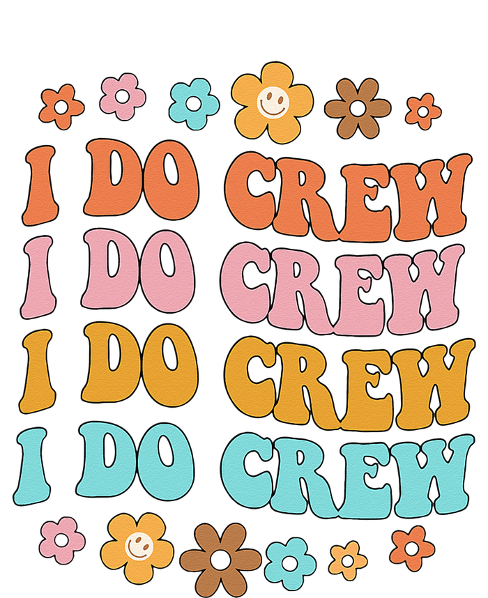 I Do Crew Bride & Bridesmaid Groovy Bachelorette Matching T-Shirt