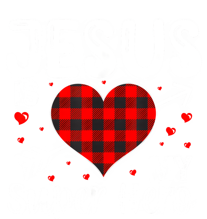 Jesus Is My Superhero Cute Powerful Christian Youth Performance Sprint T-Shirt