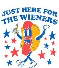 Hot Dog Im Just Here For The Wieners 4Th Of July Funny T-Shirt