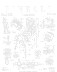 Pinball Arcade Gaming Machine Vintage Gamer Patent Print Performance Fleece Hoodie