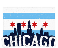 Chicago Illinois Flag City Skyline Chi Town Pride City Flag T-Shirt