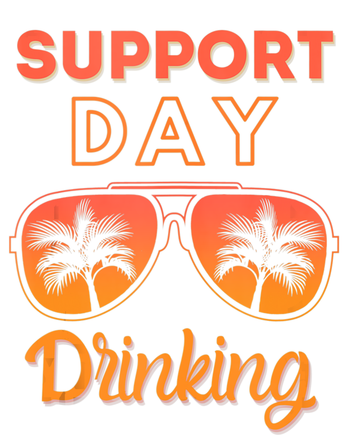 Support Day Drinking Funny Summer Beach Vacation Kids T-Shirt