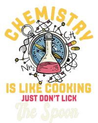 Chemistry Is Like Cooking Funny Chemist Science Nerd Lover Ladies PosiCharge Competitor Racerback Tank