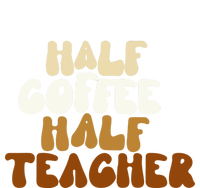 Half Coffee Half Teacher Back To School Gift Premium T-Shirt