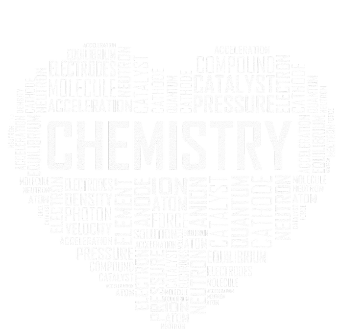 Chemistry Lover Heart Gift for Chemist Teacher or Student Insulated Varsity Jacket