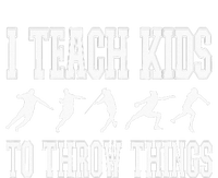 I Teach Kids To Throw Things Track & Field Coach Tie-Dye T-Shirt