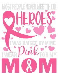 I Wear Pink For My Mom Breast Cancer Awareness Kids Support Hooded Wearable Blanket