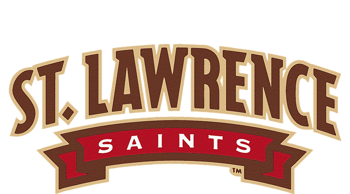 St. Lawrence University Saints Banner Mark Womens Cotton Relaxed Long Sleeve T-Shirt