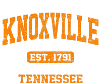 Knoxville Tennessee TN Vintage State Athletic Style Cropped Pullover Crew