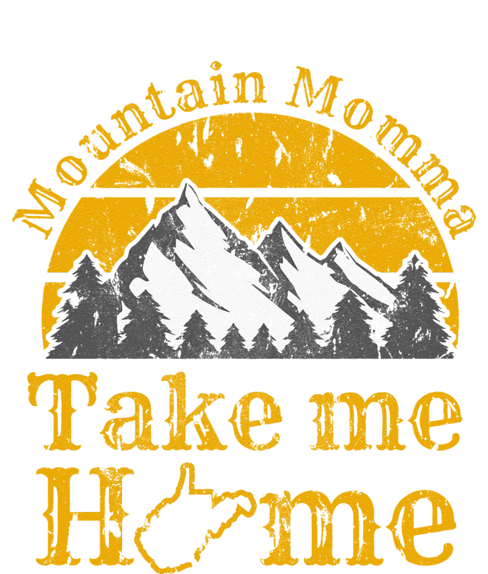 Mountain Momma West Virginia Take Me Home WV Map Mountains Women's Racerback Tank