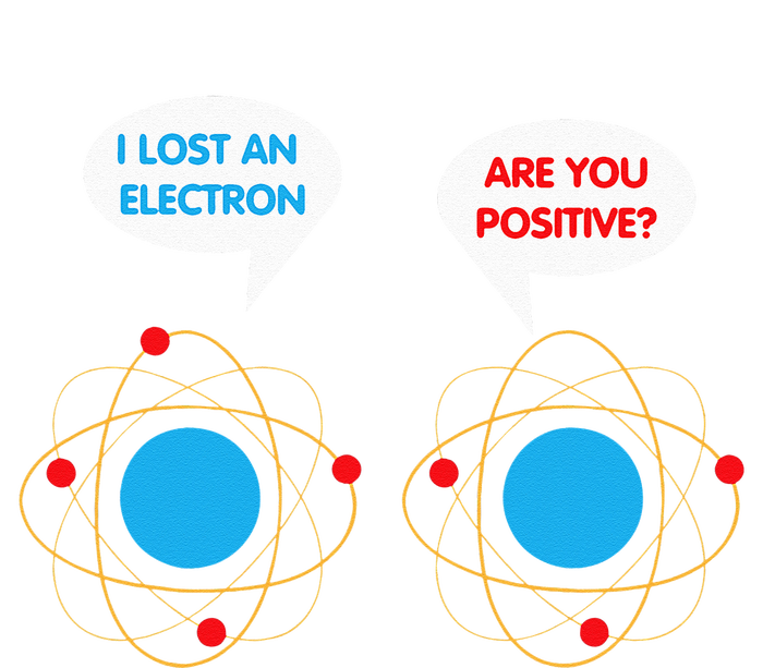 I've Lost An Electron Are You Positive Funny Chemist Long Sleeve Shirt