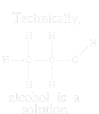 Technically Alcohol is a Solution Funny Nerd Beer Chemistry T-Shirt