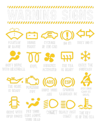 Warning Signs 101 Funny Car Mechanic Women's Strappy Tank