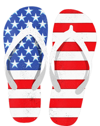 Womens American Flag Flip Flops Comfortable Slippers Flip Flops Ladies Long Sleeve Shirt