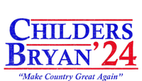 Vintage Childers Bryan 2024 Election Make Country Great Again. Urban Pullover Hoodie