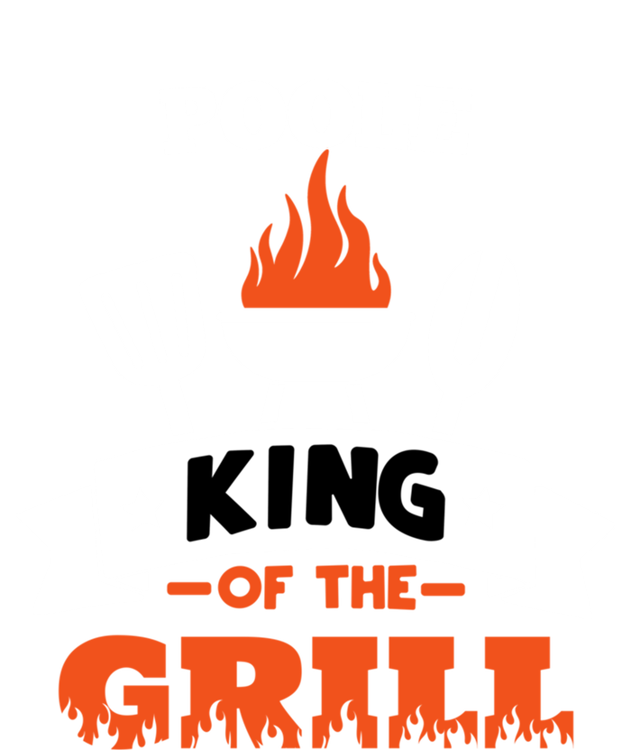 Poole King Of The Grill Grilling Bbq Chef Master Cooking Gift Full-Length Apron With Pockets