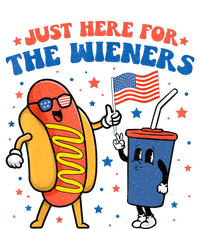 Hot Dog Im Just Here For The Wieners Funny 4Th Of July Women's Perfect Tri Tunic Long Sleeve Shirt