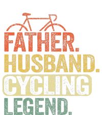 Father Husband Cycling Legend Bicycle Road Bike Dad Cyclist Women's T-Shirt