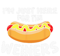 Funny Hot Dog I'm Just Here For The Wieners 4th Of July T-Shirt