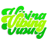 Green Vibing Green Color Graphic Green Vibes Only T-Shirt