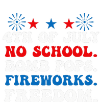 Groovy 4th of july no school bomb pops fireworks freedom T-Shirt