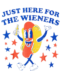 Hot Dog Im Just Here For The Wieners 4th Of July Funny T-Shirt