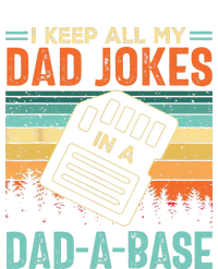 I Keep All My Dad Jokes In A DadABase Fathers Day Gift Women's Perfect Tri Tunic Long Sleeve Shirt