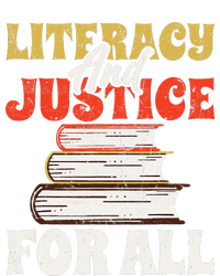 Literacy and Justice for All Teachers Education Librarian T-Shirt