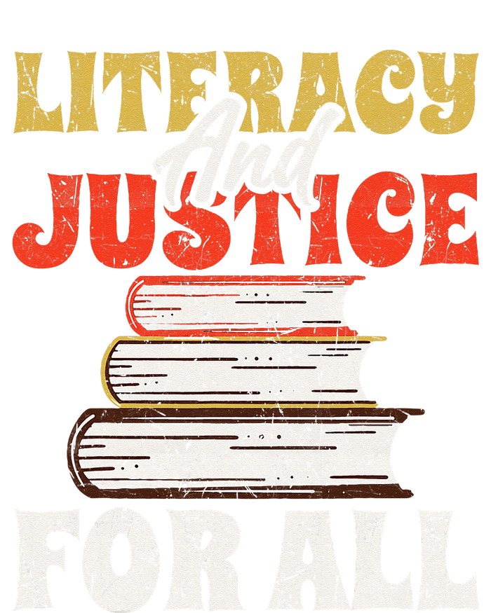 Literacy and Justice for All Teachers Education Librarian T-Shirt