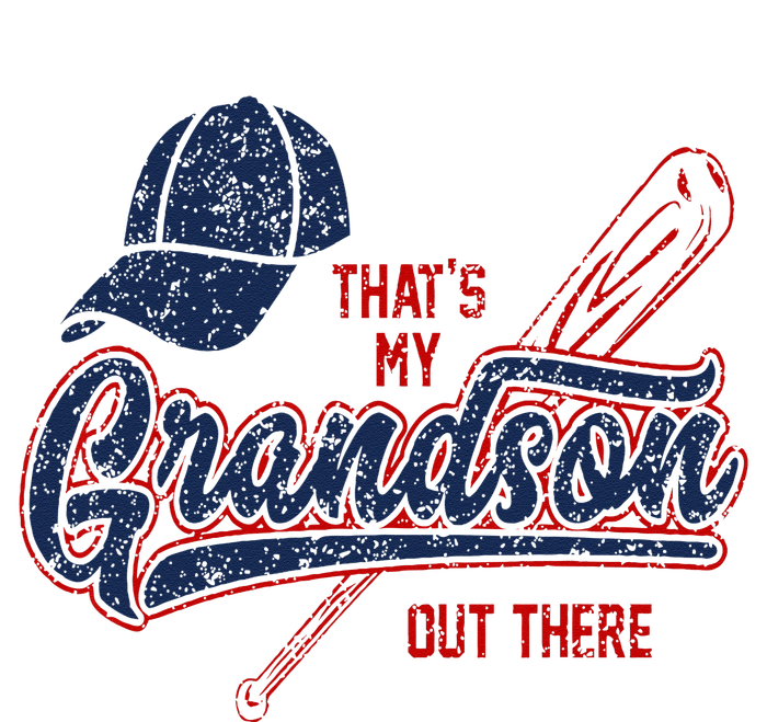 Thats My Grandson Out There Baseball Grandma Mothers Day Yupoong Adult 5-Panel Trucker Hat