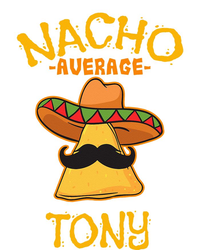 Nacho Average Tony Personalized Name Funny Taco Dry Zone Grid Polo