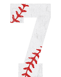 Number 7 Vintage 7th Birthday Baseball Lover 7 Years Old T-Shirt