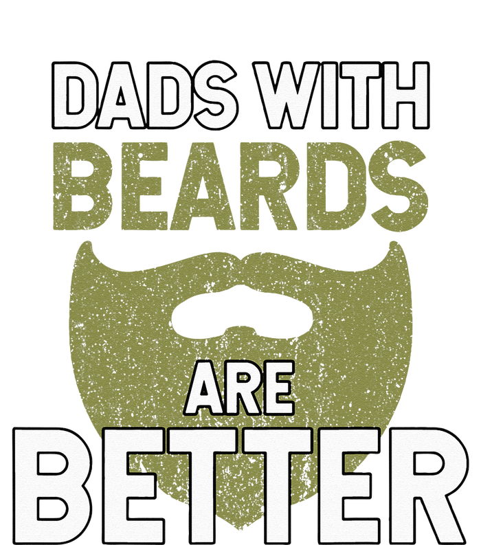 Dads With Beards Are Better Fathers Day Funny Dad V-Neck T-Shirt