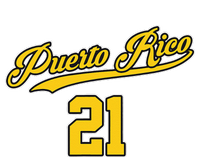 Puerto Rico Baseball 21 Santurce Boricua Baseball Fans Ladies PosiCharge Competitor Racerback Tank