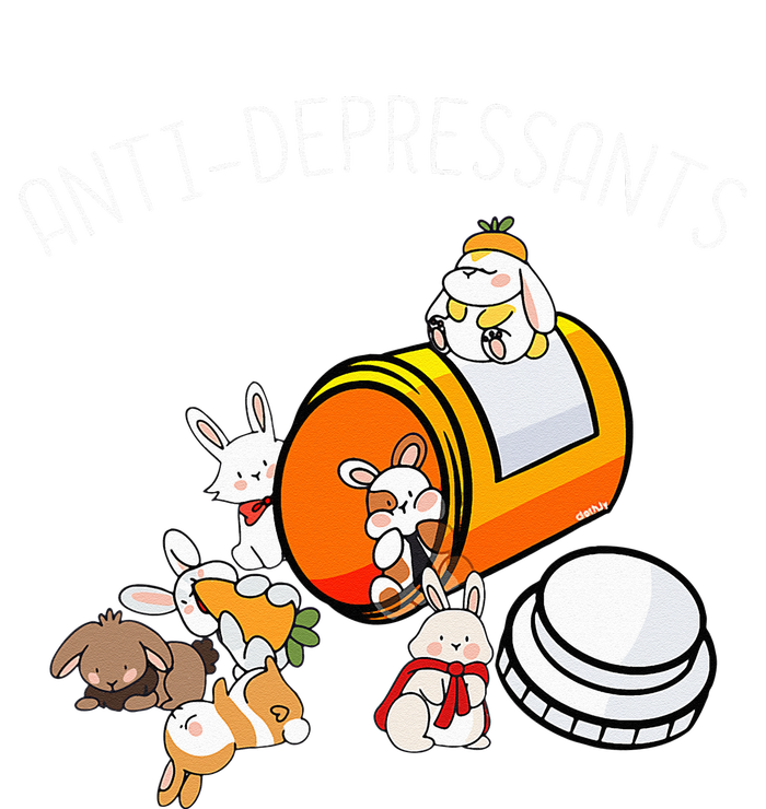 Rabbit Funny Antidepressants Gift Idea Bunny T-Shirt