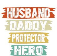 retro husband daddy protector hero fathers day for dad Womens CVC Long Sleeve Shirt