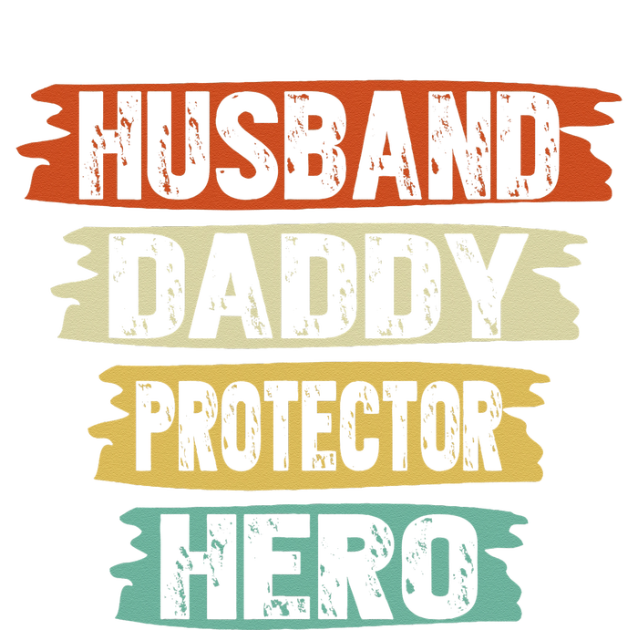 retro husband daddy protector hero fathers day for dad Womens CVC Long Sleeve Shirt