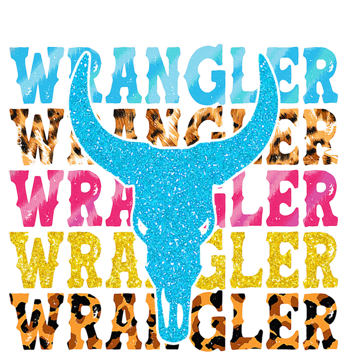 Wrangler Cowhide Cow Skull Cow Print Wrangler T-Shirt