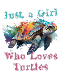 Watercolor Sea Turtle Just a That Loves Turtles Florida T-Shirt