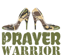 Womens Camo Heels Prayer Warrior Faith God Jesus Christian Women Tall Sweatshirt