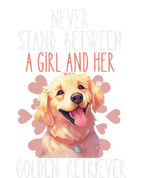 Never Stand Between A And Her Golden Retriever Dog Love T-Shirt