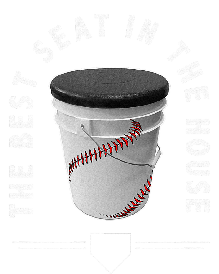 Baseball Bucket The Best Seat In The House Sports Softstyle Adult Sport Polo