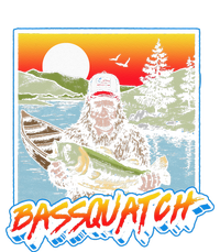 Bassquatch! Funny Bass Fishing Sasquatch Retro 80s Fisherman Pajama Set