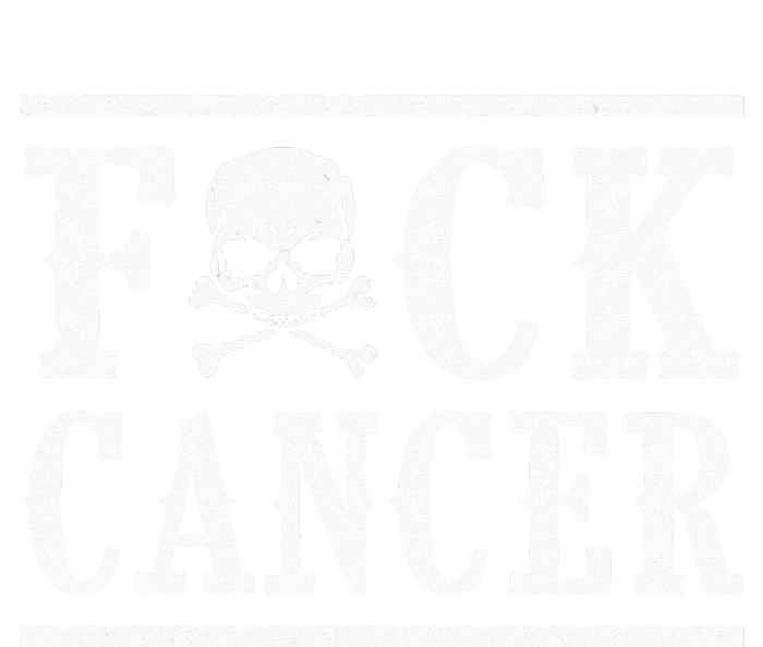 Fuck Cancer Skull And Crossbones Skeleton Breast Cancer T-Shirt