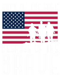 Home Of The Free Because Of The Brave Us Flag Proud Veteran Funny Gift Valucap Bio-Washed Visor