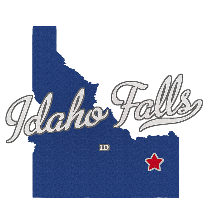 Idaho Falls Idaho ID Map Tall Sweatshirt