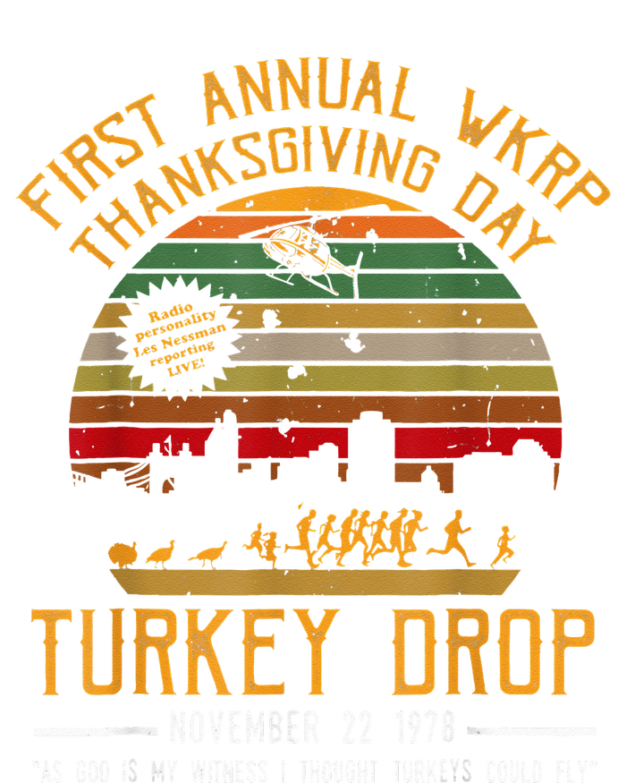 First Annual Thanksgiving Day Turkey Drop 22nd November Retr Kids Hoodie