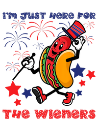 Funny Hot Dog I'm Just Here For The Wieners 4Th Of July T-Shirt